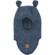 Mikk Line Wollen balaclava met oortjes Wool Fullface Blue Melange