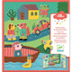 Djeco Herbruikbare stickers met bord Dieren