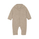 Huttelihut baby jumpsuit met kap Camel Melange