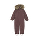 En Fant Kinder Winterjumpsuit Nepbont Rose Taupe