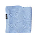 LullaLove Bamboedeken 4-seizoenen schelpenpatroon Blauw