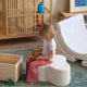 Wigiwama Kinderpoef Crème Witte Wolk
