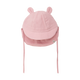 Huttelihut baby zomer mutsje in mousseline katoen Bear Ears Pale Mauve