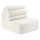 Wigiwama Baby multifunctionele poef Flipster Crème Wit
