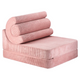 Wigiwama Baby multifunctionele Flipster Roze Mousse poef