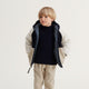 Liewood dubbelzijdig jongensjack Jackson Whale blauw multimix