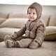 Mikk line merino wollen baby jumpsuit Melange Denver
