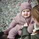 Mikk line merino wollen baby jumpsuit Twilight Mauve