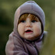 Mikk Line Kinder merino wollen schoorsteentrui Twilight Mauve