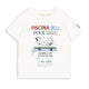 Konges Slojd Kinder t-shirt korte mouw Era Off White/Piscina