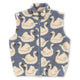Konges Slojd Kinder fleece vest Joddy Teddy Zwaan