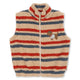 Konges Slojd Kindergilet met geborduurde Joddy Teddy Tangerine Stripe print