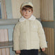 Konges Slojd Kinder winterjas met kraag Alpi Pale Olive Green