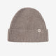 Huttelihut Gebreide kindermuts van merinowol Beanie Cinder Melange