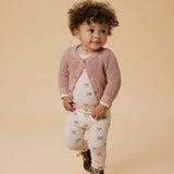 Lil' Atelier Baby Body Slim Zilver Pioen Strik NBFGAVO