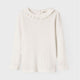 Lil' Atelier Meisjes T-shirt met lange mouwen NMFRACHEL, Coconut Milk