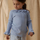 Lil' Atelier Kinderblouse voor meisjes Zen Blauw NMFTANSY