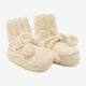 Huttelihut Babyschoentjes van alpacawol Off-White