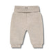 Huttelihut Wollen fleece kinderbroek Camel Melange