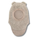 Huttelihut Wollen balaclava met oren Wool Teddy Camel Melange
