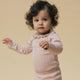 Lil' Atelier body met lange mouwen voor baby slim Misty Rose NBFRACHEL
