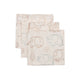 Jollein Mousseline doeken 31x31cm Elephant Tales 3-Pak