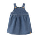 Lil Atelier Mouwloze jurk Nbfobello Dark Blue Denim