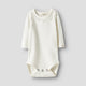 Lil' Atelier Baby romper voor meisjes Kokosmelk NBFTAPIA