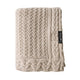 LullaLove Babydeken van merinowol Beige Biscuit