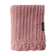 LullaLove Merino wollen babydeken Cake Peony