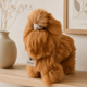 Inkari alpaca mascotte Monsterfluff Large 50cm Hazelnoot