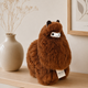 Inkari Natuurlijke alpaca walnoot mascotte 32 cm
