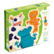 Djeco Houten magneetpuzzel Dieren