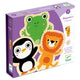 Djeco houten magneetpuzzel Safari