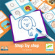 Djeco Eduludo Stap voor stap leren tekenen 1,2,3