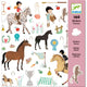 Djeco Creatieve set Stickers Paarden 160 stuks