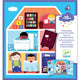 Djeco Herbruikbare stickers met bord Home