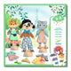 Djeco herbruikbare stickerset Cats in Paris