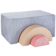 Wigiwama baby poef Speelset Bosbes Blauw Regenboog