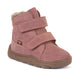 Froddo Barefoot-Winterstiefel voor kinderen Zeru Tex Furry pastelroze