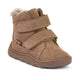 Froddo barefoot winterlaarzen voor kinderen Zeru Tex Furry Camel Brown