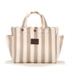 La Millou Stroller organiser gewatteerde strepen beige