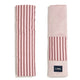 La Millou riemkussen van katoenvelours STRIPES PINK