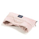 La Millou kinderwagen mof Fluweel Rook Roos
