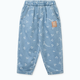 Liewood denim broek Borris Bedrukt Kersenhart zand / Denim