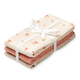Cam Cam Copenhagen Muslin luiers 3-pack mix Strikjes