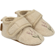 Mikk Line Wollen kinderschoenen met geborduurde voorschoen Off White