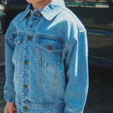 Konges Slojd Kinderspijkerjas Magot Denim Blu