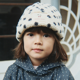 Konges Slojd Kinder fleece muts Jody Teddy GRS Dot lumiere