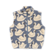 Konges Slojd Kinder fleece vest Jody teddy GRS Dino silhouet